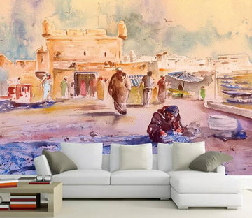 3D House Painting WG1011 Wall Murals