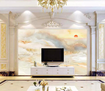 3D Marble Cloud WG1186 Wall Murals