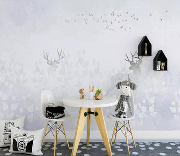 3D Stealthy Deer WC1899 Wall Murals