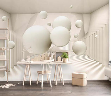 3D Circle Ball WG647 Wall Murals