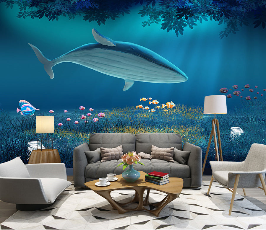 3D Deep Sea Fish WG413 Wall Murals