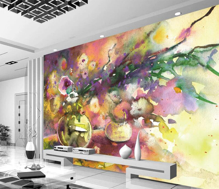 3D Color Abstract WC2432 Wall Murals