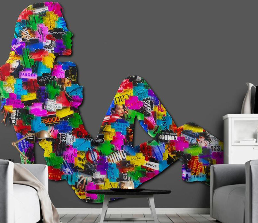 3D Color Woman WC2521 Wall Murals