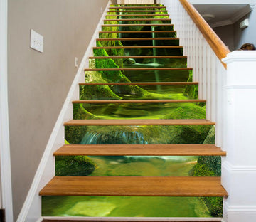 3D Winding Moss 163 Stair Risers