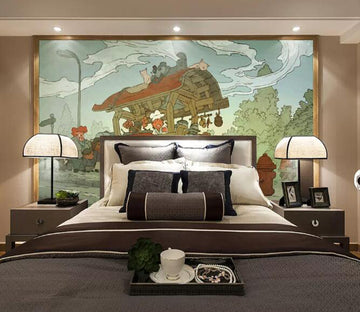 3D Snack Cart WG1095 Wall Murals