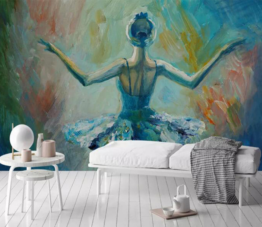 3D Elegant Woman WG986 Wall Murals
