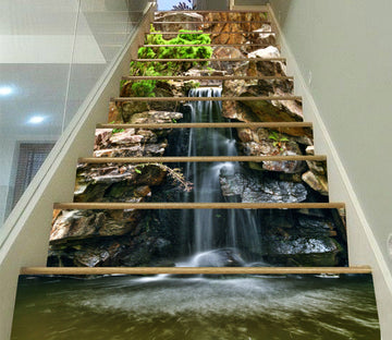 3D Qingliang Waterfall 127 Stair Risers