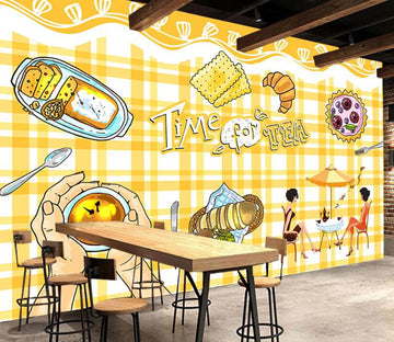 3D Bread Biscuit WC2516 Wall Murals
