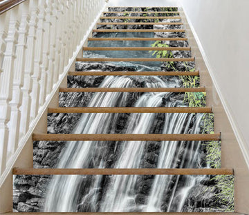 3D Magnificent Waterfall 122 Stair Risers