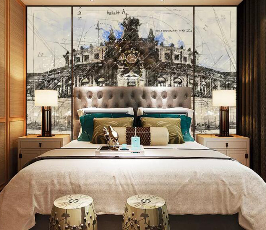 3D Castle Painting WG1125 Wall Murals