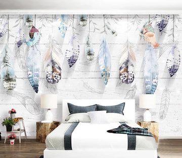 3D Feather Jewelry WC1476 Wall Murals