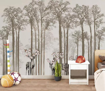 3D Sketch Forest WG1034 Wall Murals