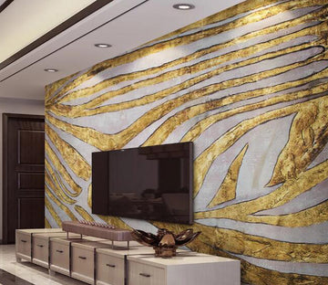 3D Golden Tile WG687 Wall Murals