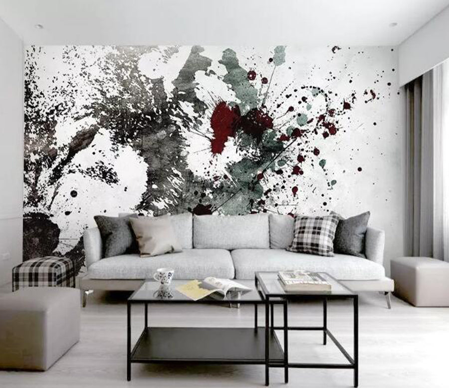 3D Splashing Ink WG588 Wall Murals