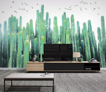 3D Plant Cactus WG933 Wall Murals