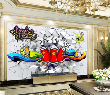 3D Spray Paint WC2448 Wall Murals