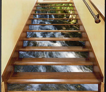 3D River Gurgling 123 Stair Risers