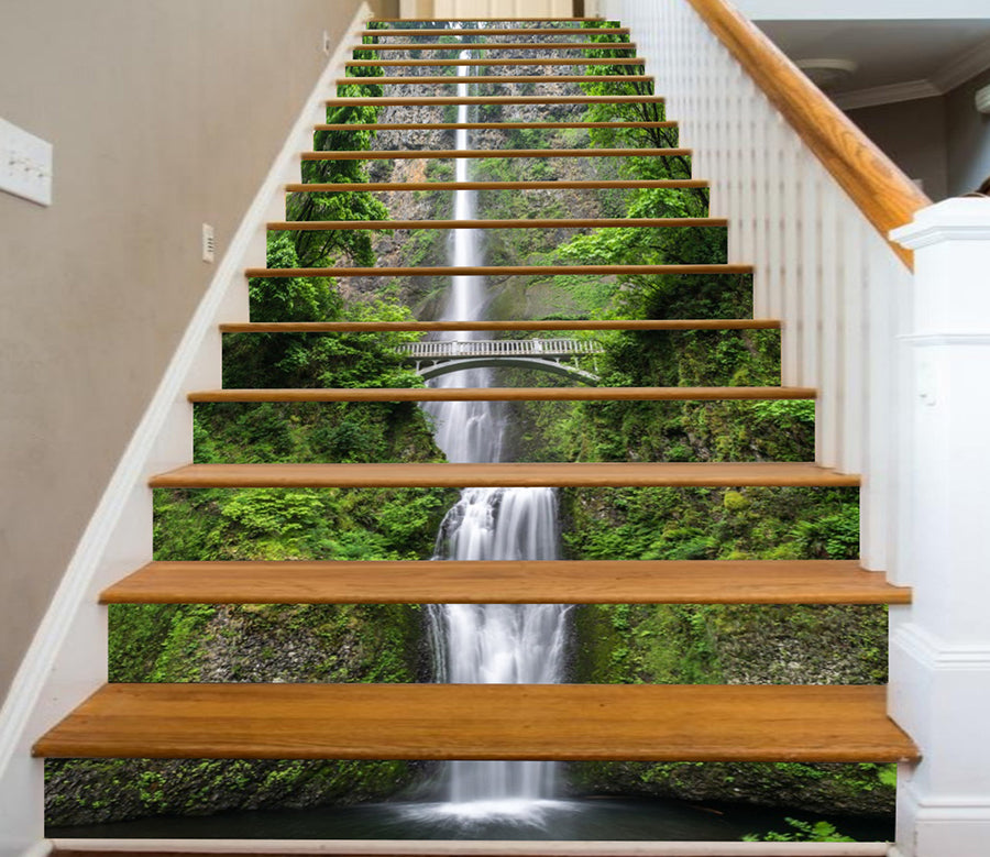 3D Cliff Bridge 124 Stair Risers