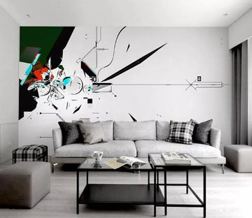 3D Round Lens WG598 Wall Murals