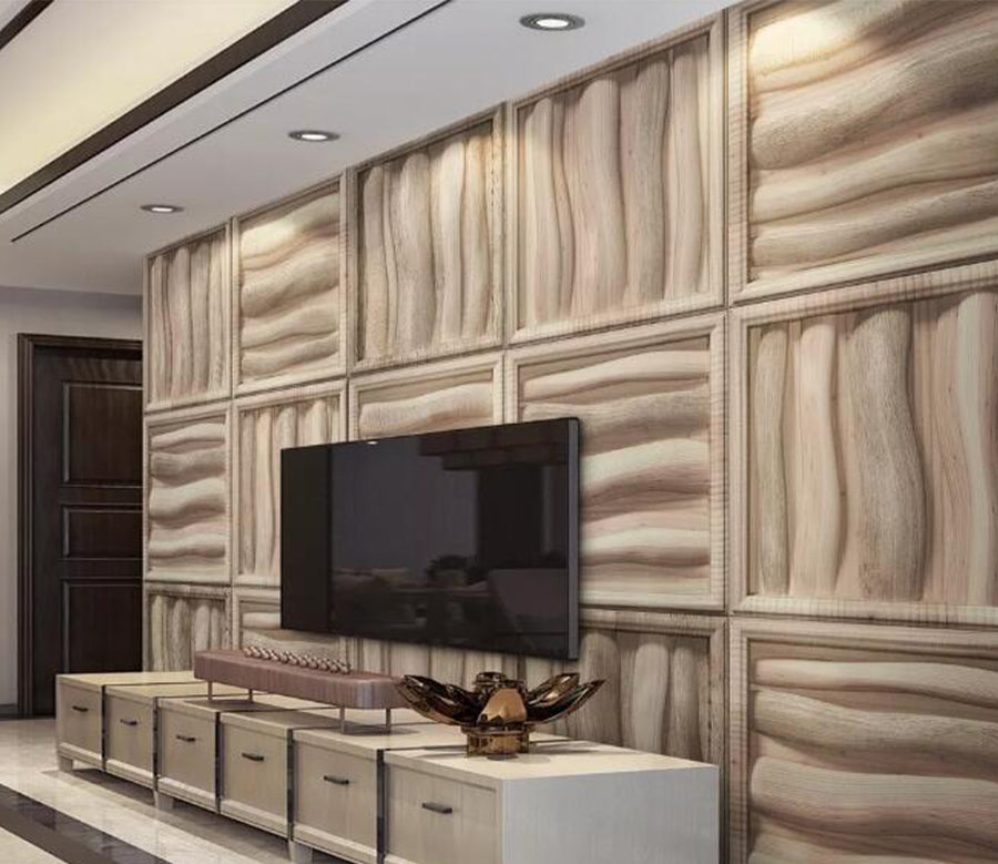 3D Square Strip WG534 Wall Murals
