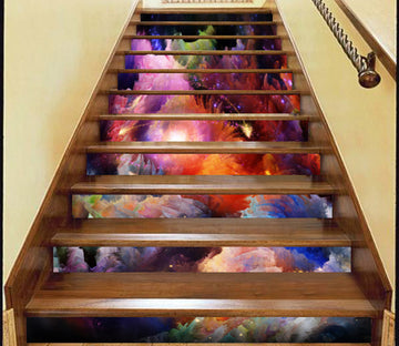 3D Colored Dreams 154 Stair Risers