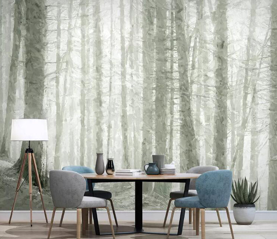 3D Forest Tree WG913 Wall Murals