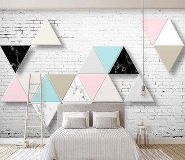 3D Colored Marble WC2567 Wall Murals