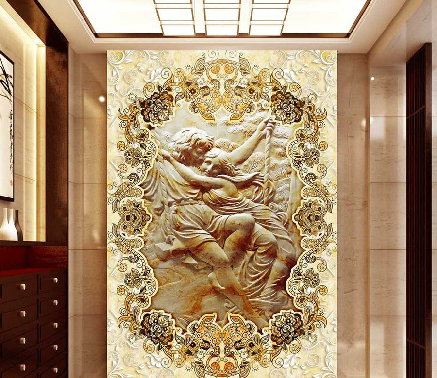 3D Carving Lace WG072 Wall Murals