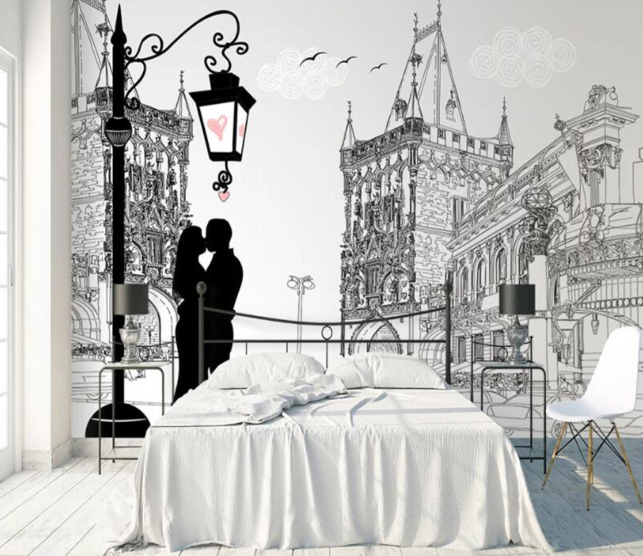 3D Street Light WC2006 Wall Murals