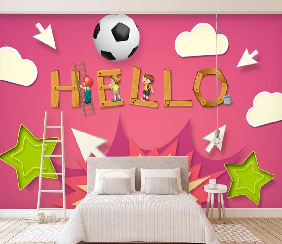 3D Football Star WC2304 Wall Murals