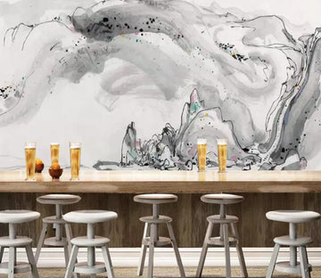 3D Chinese Painting WG801 Wall Murals