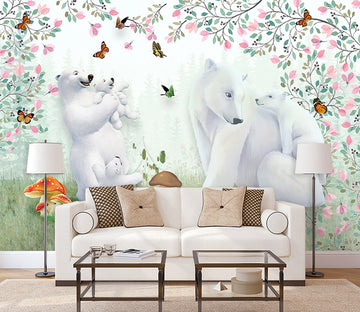 3D Polar Bear WG362 Wall Murals
