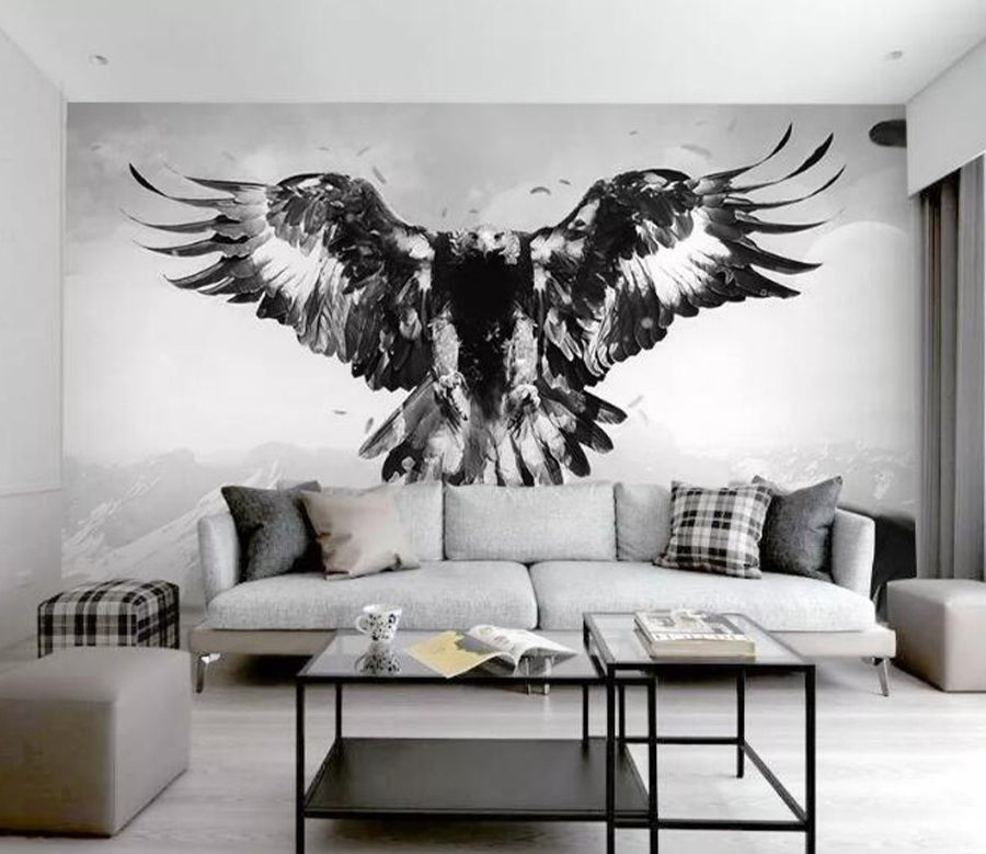 3D Eagle Wings WG591 Wall Murals