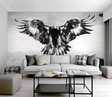 3D Eagle Wings WG591 Wall Murals