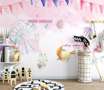 3D Ferris Wheel WC2151 Wall Murals