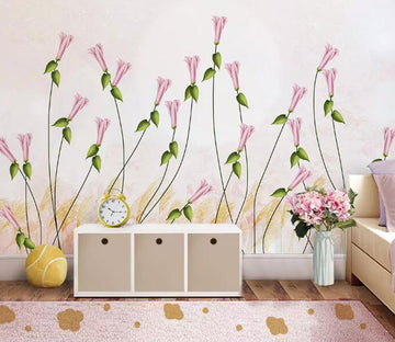 3D Pink Lily WG607 Wall Murals