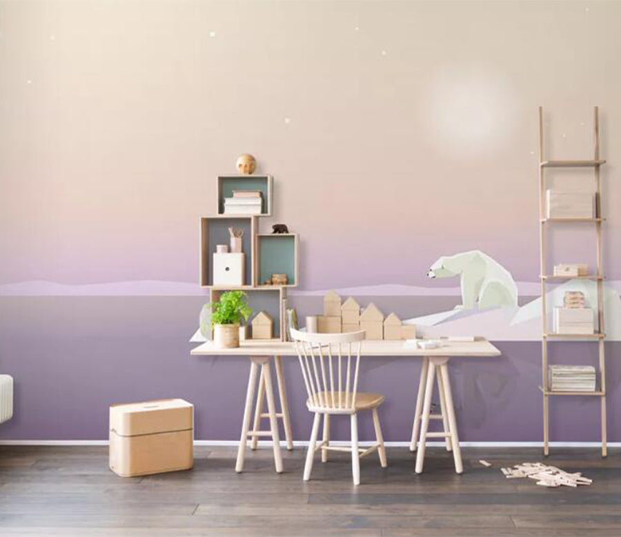 3D Geometric Bear WG568 Wall Murals