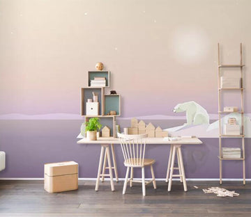 3D Geometric Bear WG568 Wall Murals