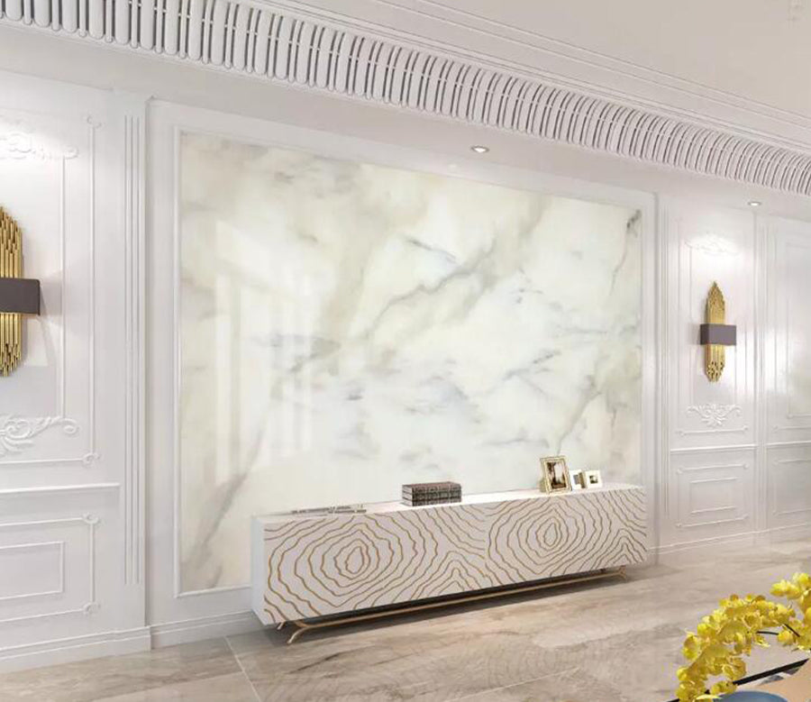 3D White Marble WG1120 Wall Murals