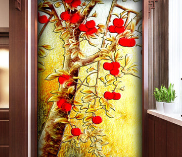 3D Painted Cherry WG139 Wall Murals