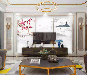 3D Ship Temple WG1258 Wall Murals