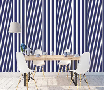 3D Blue Lines WC1777 Wall Murals