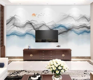 3D Long Wave WG1149 Wall Murals