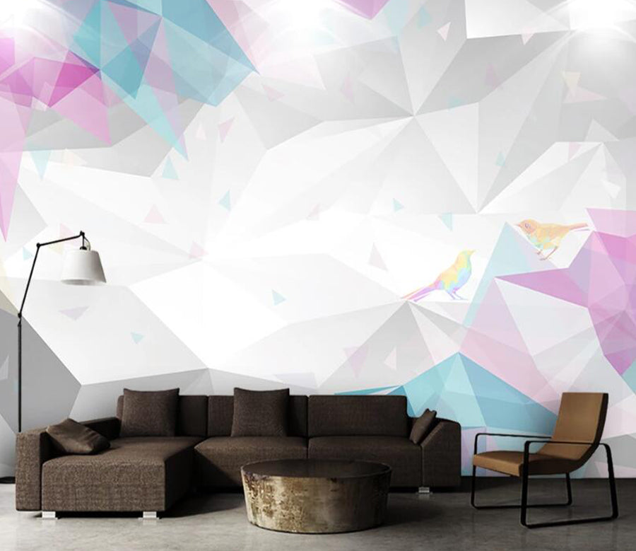 3D Colored Squares WC2206 Wall Murals