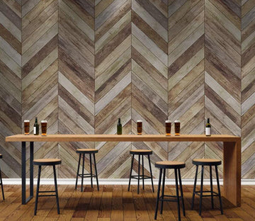 3D Wooden Brick WC2618 Wall Murals