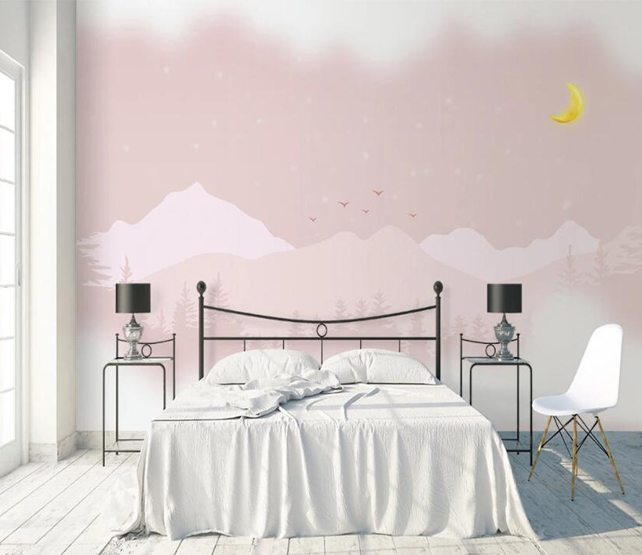 3D Powder Mountain WC2158 Wall Murals