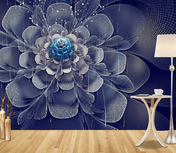 3D Invisible Flower WG347 Wall Murals
