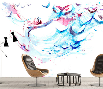 3D Butterfly Dance WG319 Wall Murals