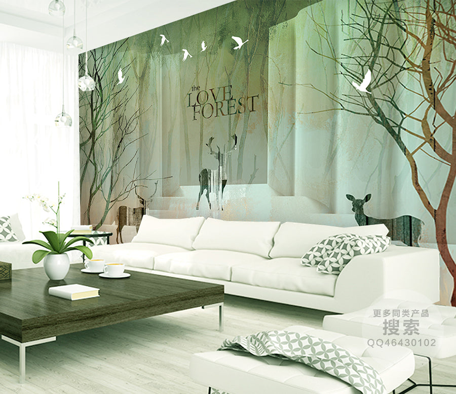 3D Invisible Deer WG343 Wall Murals