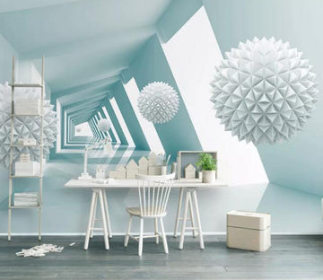 3D Polygonal Ball WG640 Wall Murals